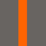 Gris zip orange